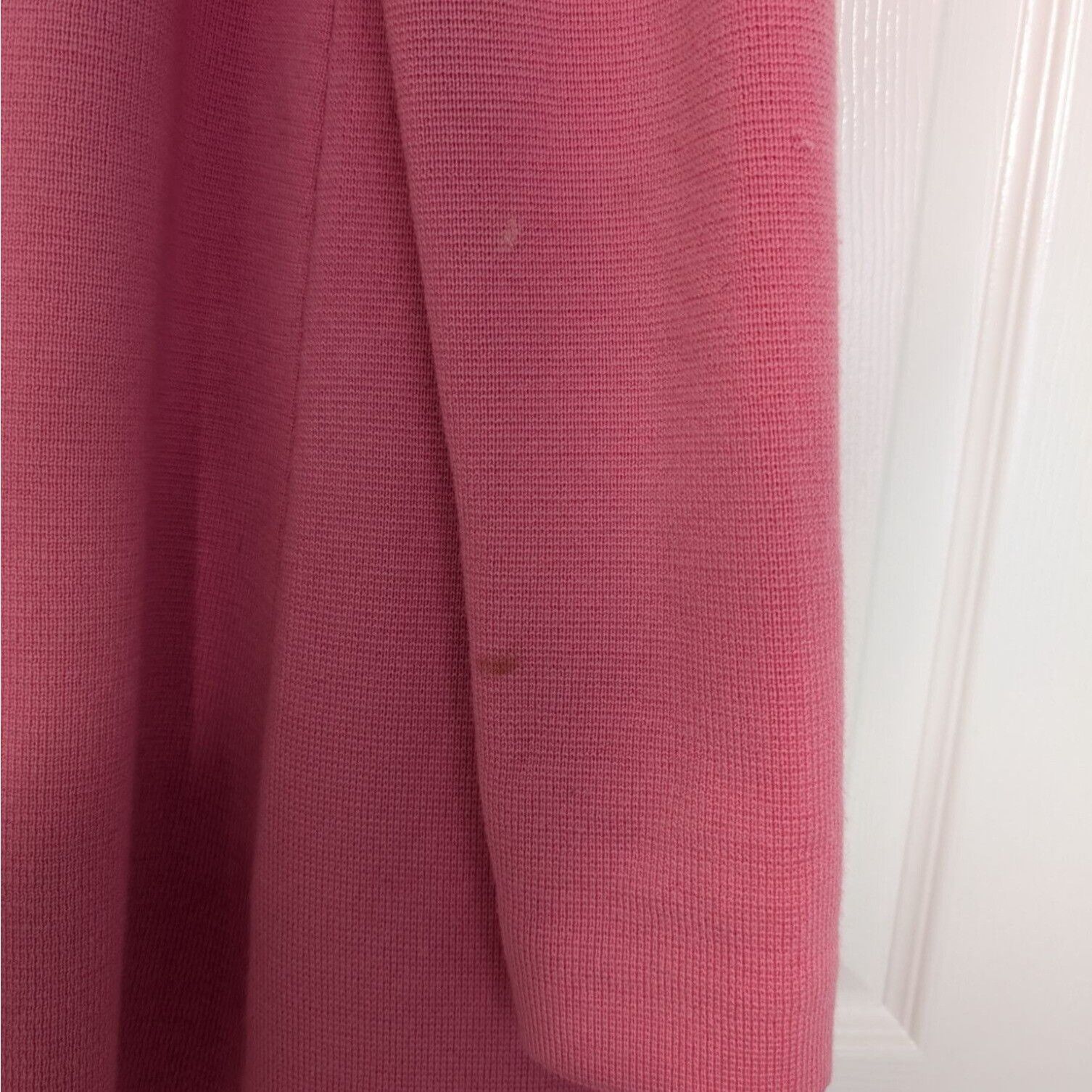 Talbots Talbots Merino Wool Sweater Blazer Womens Size Medium Pink Size M / US 6-8 / IT 42-44 - 9 Thumbnail