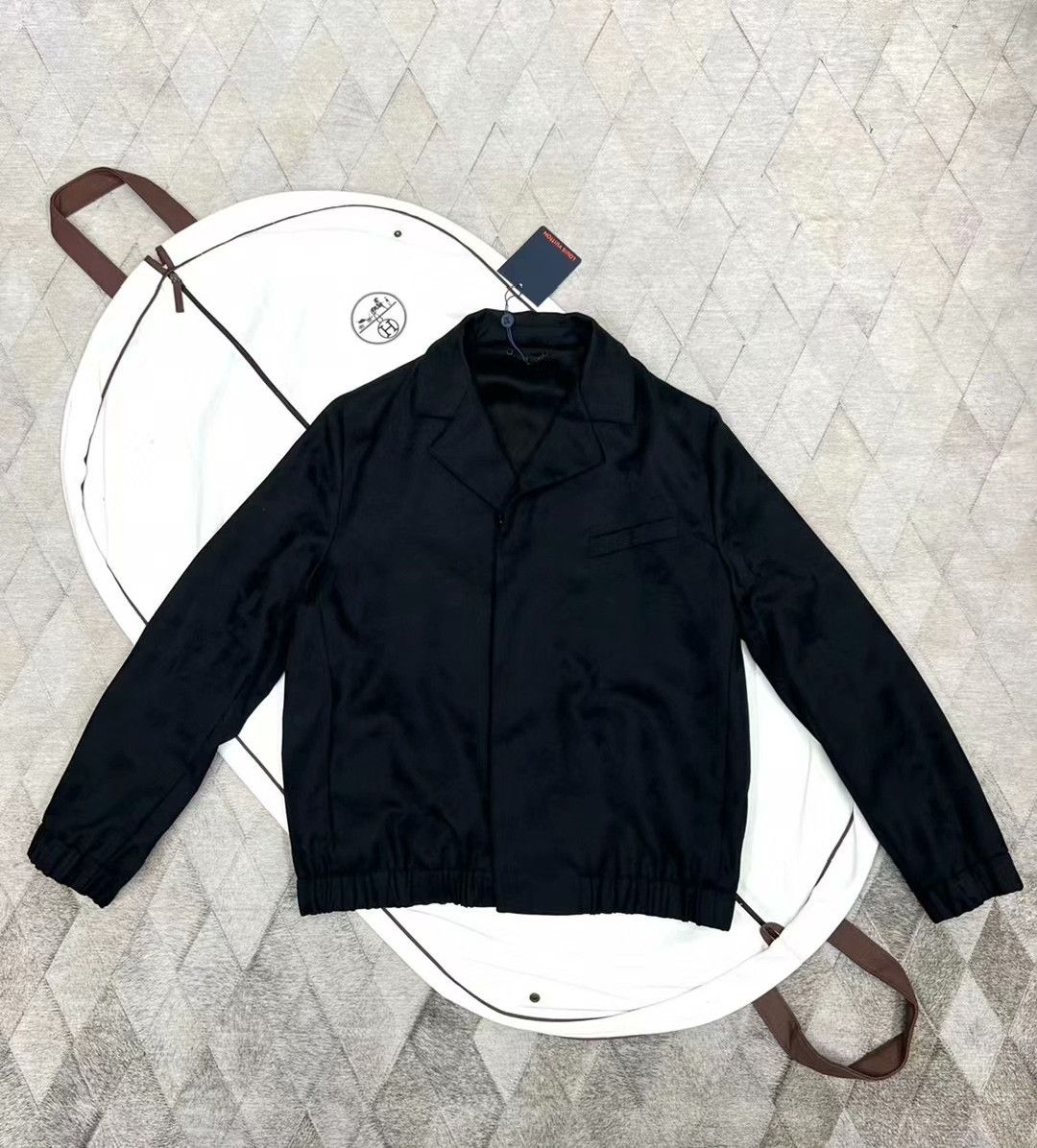 Louis Vuitton LV Monogram Embroidered Wool Jacket Size US XL / EU 56 / 4 - 1 Thumbnail
