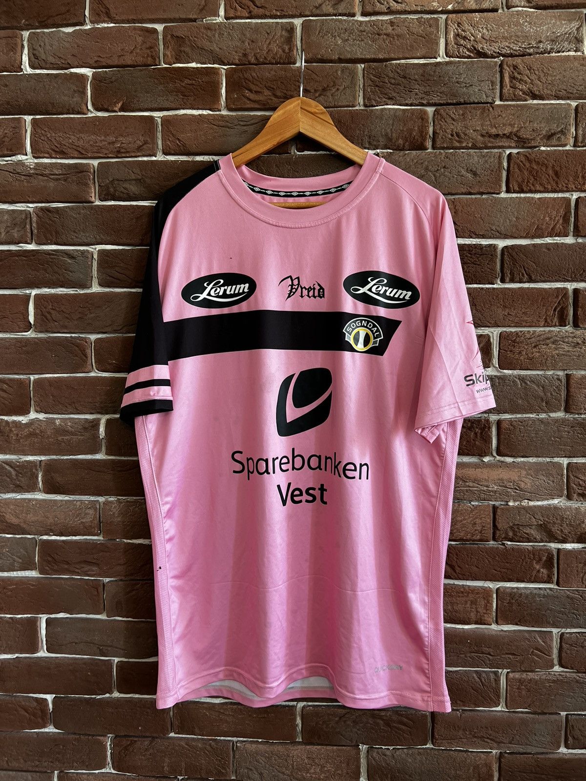 Rare Y2K Sogndal IL Norway Soccer Home Jersey Football XXXL
