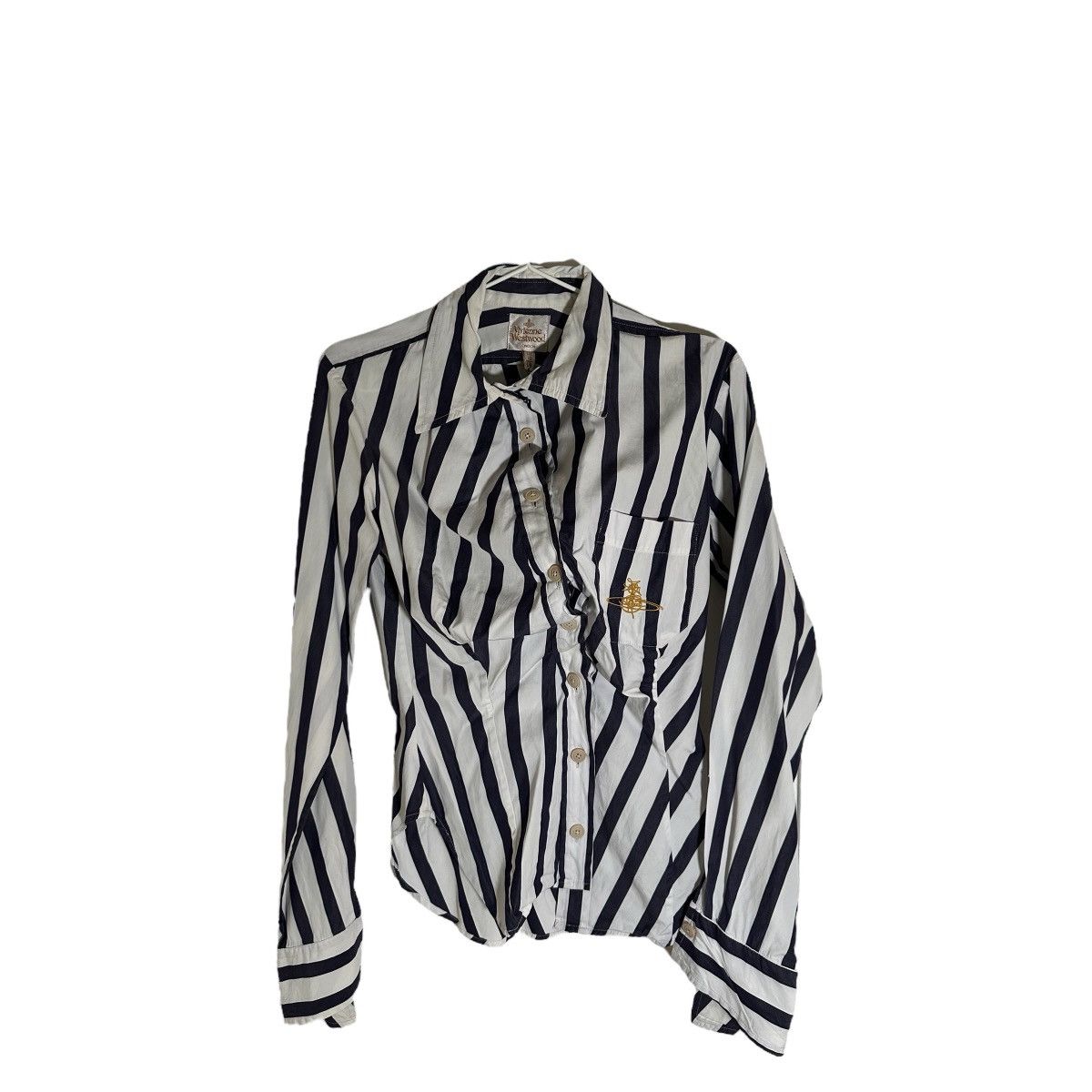Vivienne Westwood Vivienne Westwood stripes button up shirt Medium Size M / US 6-8 / IT 42-44 - 1 Thumbnail