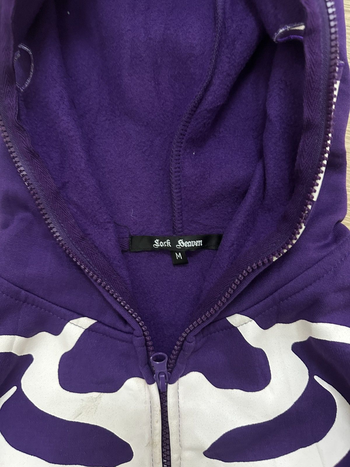 Japanese Brand Rare And Beautiful Lock Heaven Skulls Full Zipper Hoodie Size US M / EU 48-50 / 2 - 9 Thumbnail