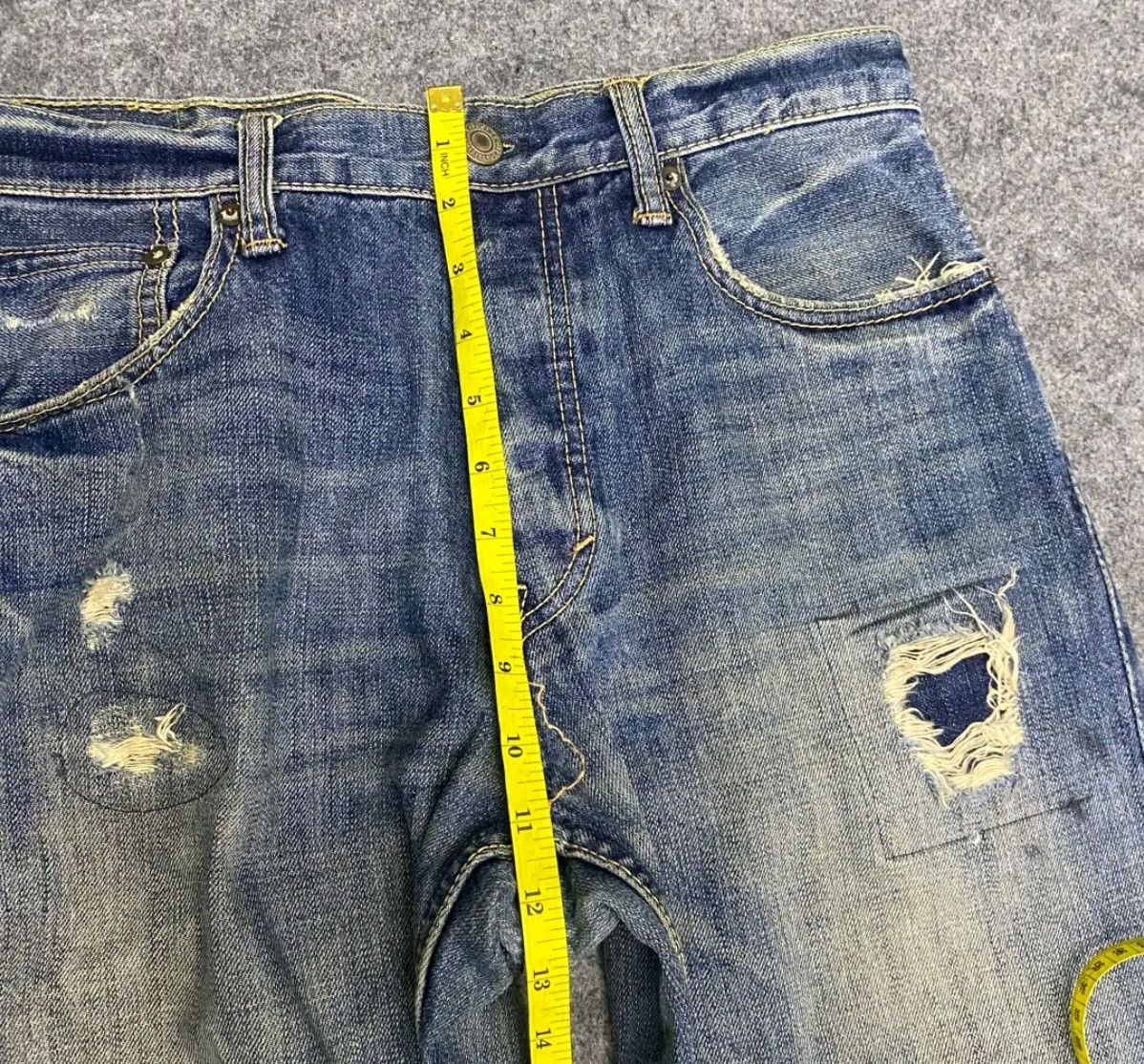 American Eagle Outfitters Vintage American Eagle Qutfitters Patchwork Denim Size US 32 / EU 48 - 4 Thumbnail