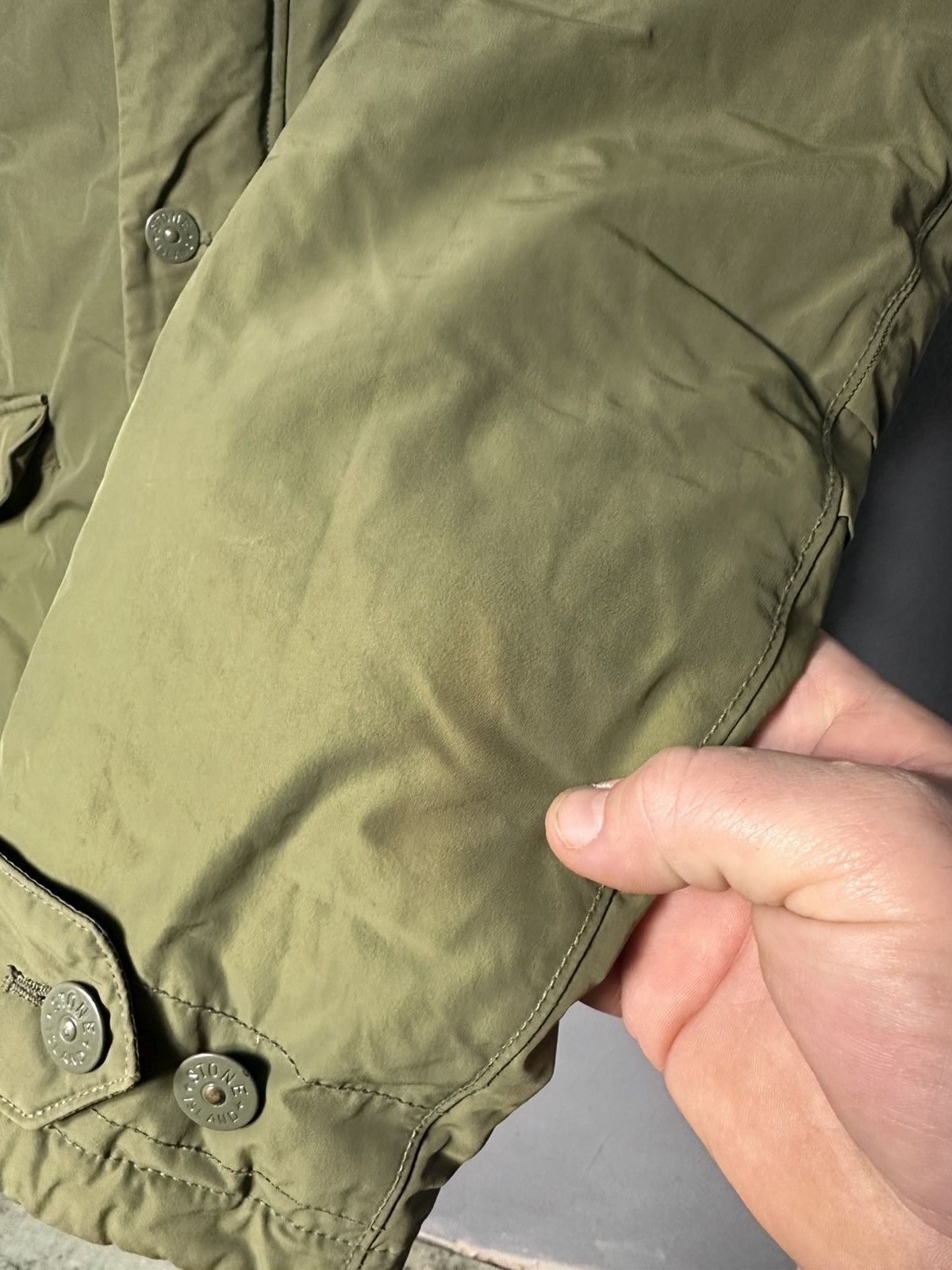 Stone Island Parka Stone Island Micro Reps Down Size M Olive Size US M / EU 48-50 / 2 - 4 Thumbnail