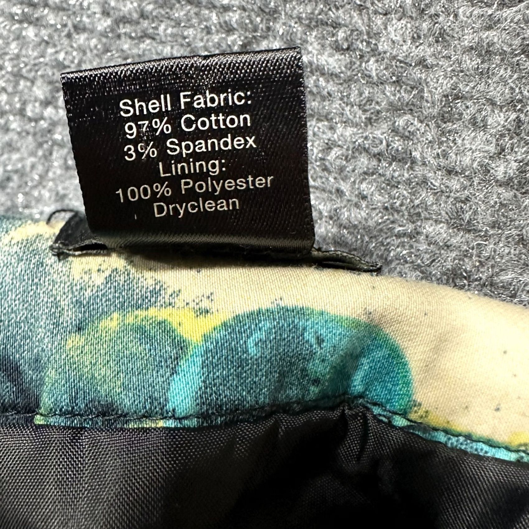Ann Taylor Ann Taylor Skirt Womens 6 Pencil Floral Cotton Stretch Back Zip Lined Multicolor Knee Length Size 28" / US 6 / IT 42 - 4 Thumbnail