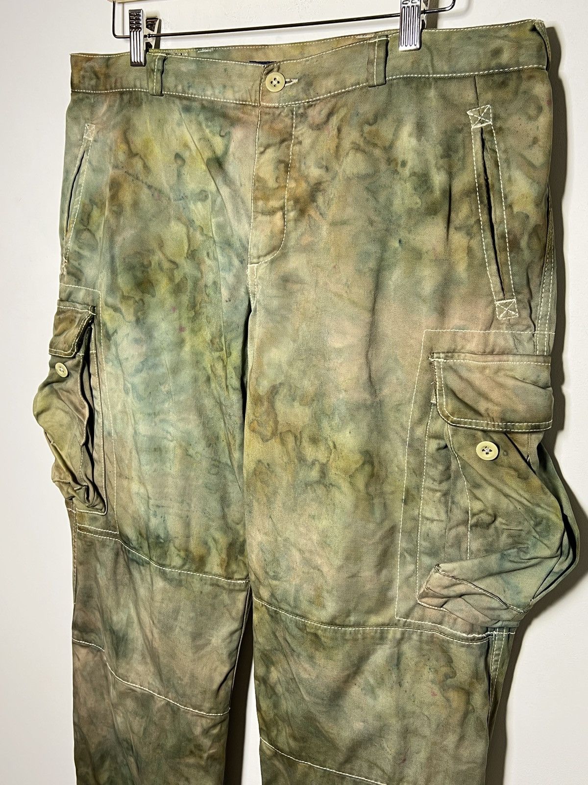 Polo Ralph Lauren ralph lauren tie dye cargo camo multipocket army pants Size US 36 / EU 52 - 3 Thumbnail