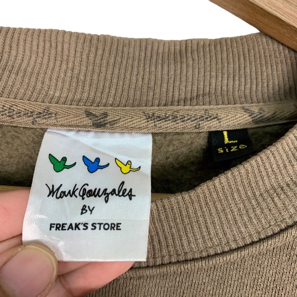 MARK GONZALES X FREAK’S STORE Graphic Sweatshirts #0769-C35
