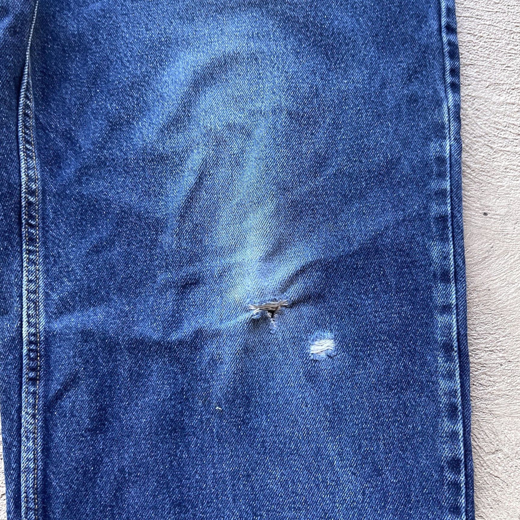 Anchor Blue VINTAGE Anchor Blue Jeans 36x32 Baggy Distressed Denim Pants 90s Grunge Mens Size US 36 / EU 52 - 5 Thumbnail