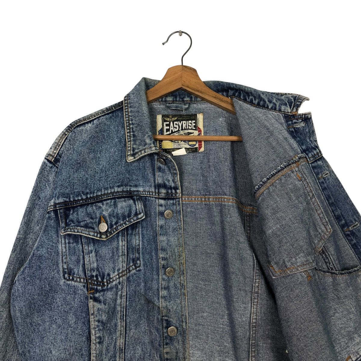 Japanese Brand 🔥VINTAGE BIKER DENIM JACKET EASY RIDE ACID ISSEY MIYAKE Size US L / EU 52-54 / 3 - 14 Thumbnail