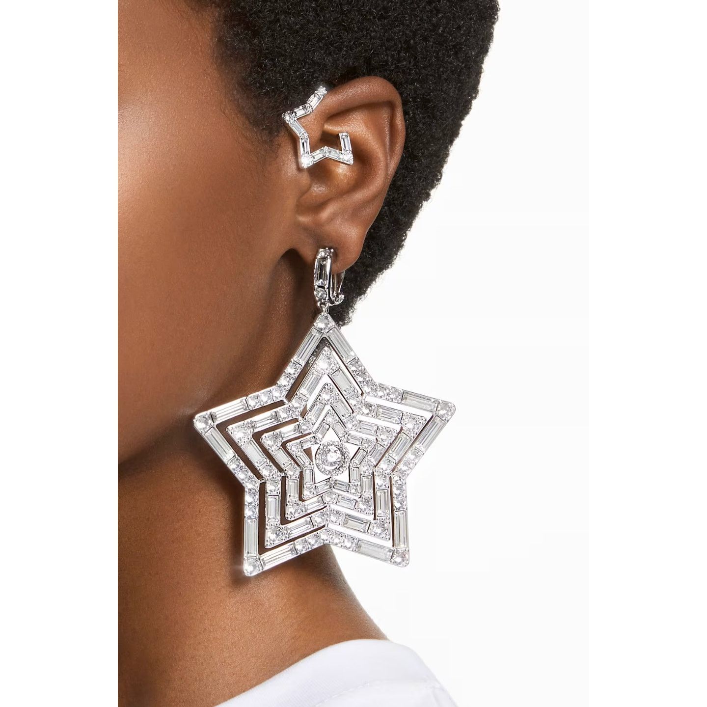 Swarovski Swarovski Stella clip earrings Star, Large Size ONE SIZE - 9 Thumbnail