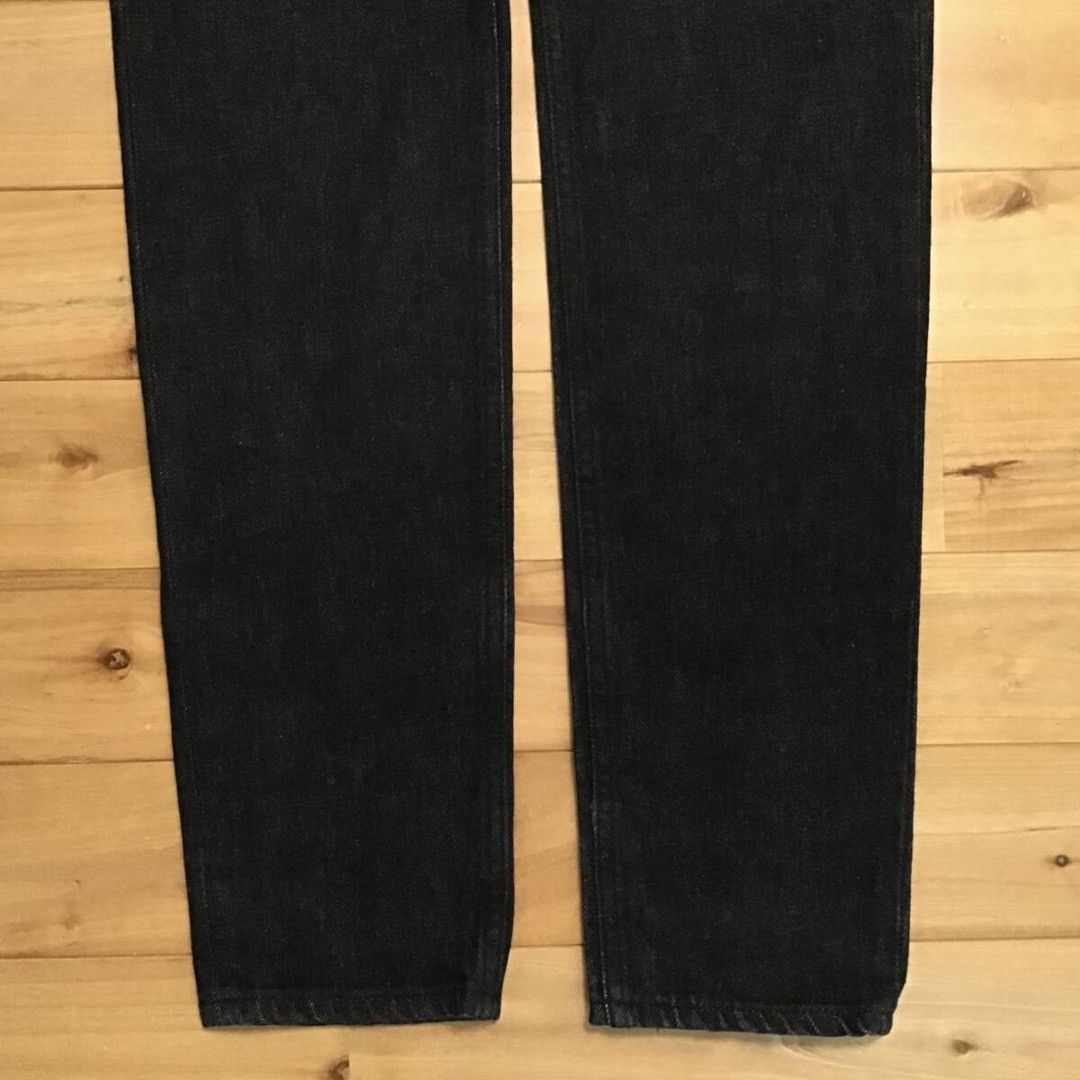Bape BAPE APE HEAD Logo Slim Fit Black Denim Pants ★size S Size US 30 / EU 46 - 7 Thumbnail