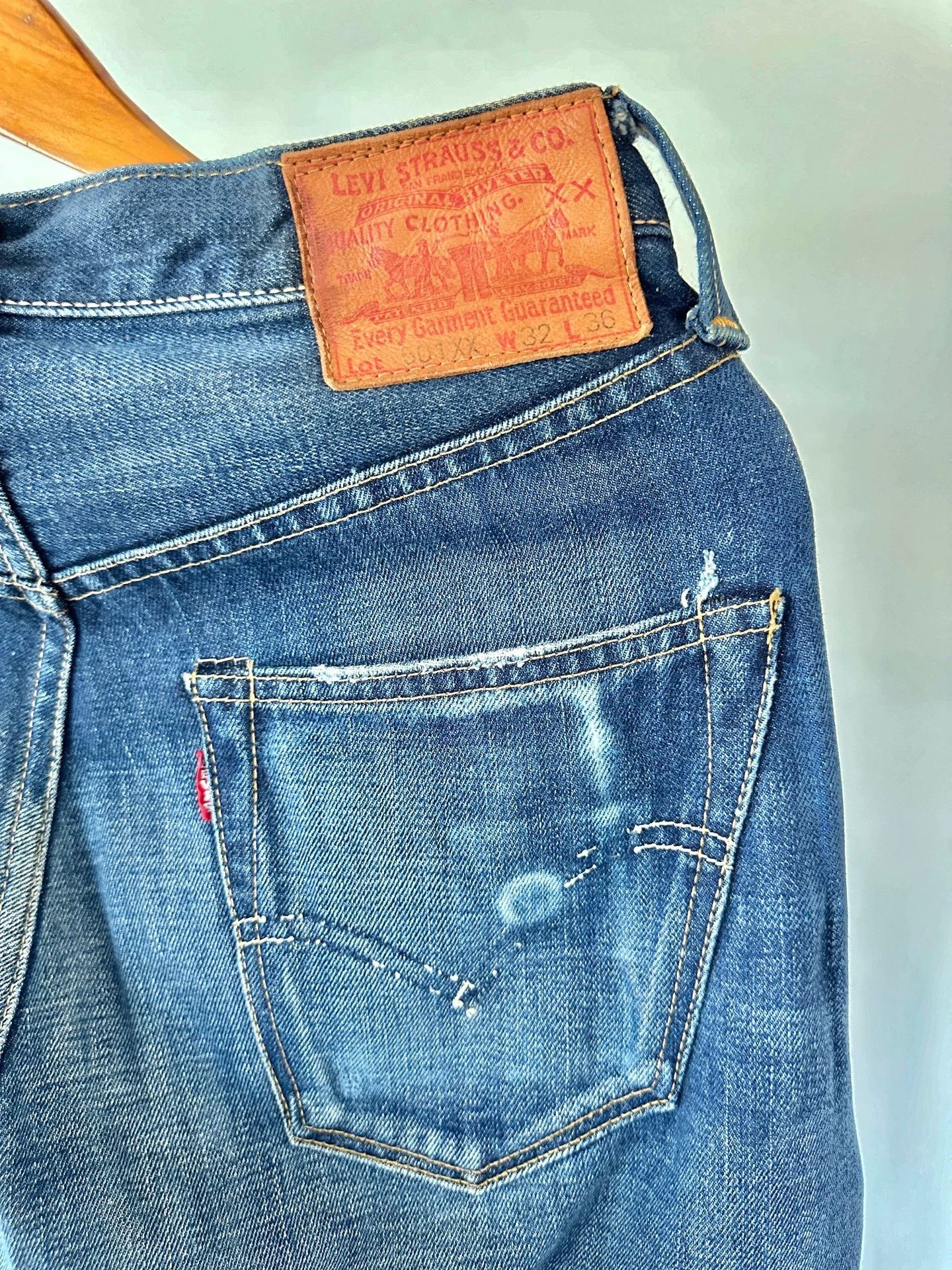 Levi's Levi's LVC 47501-0015 Heavy Wash Japan 32 (S) Size US 32 / EU 48 - 7 Thumbnail