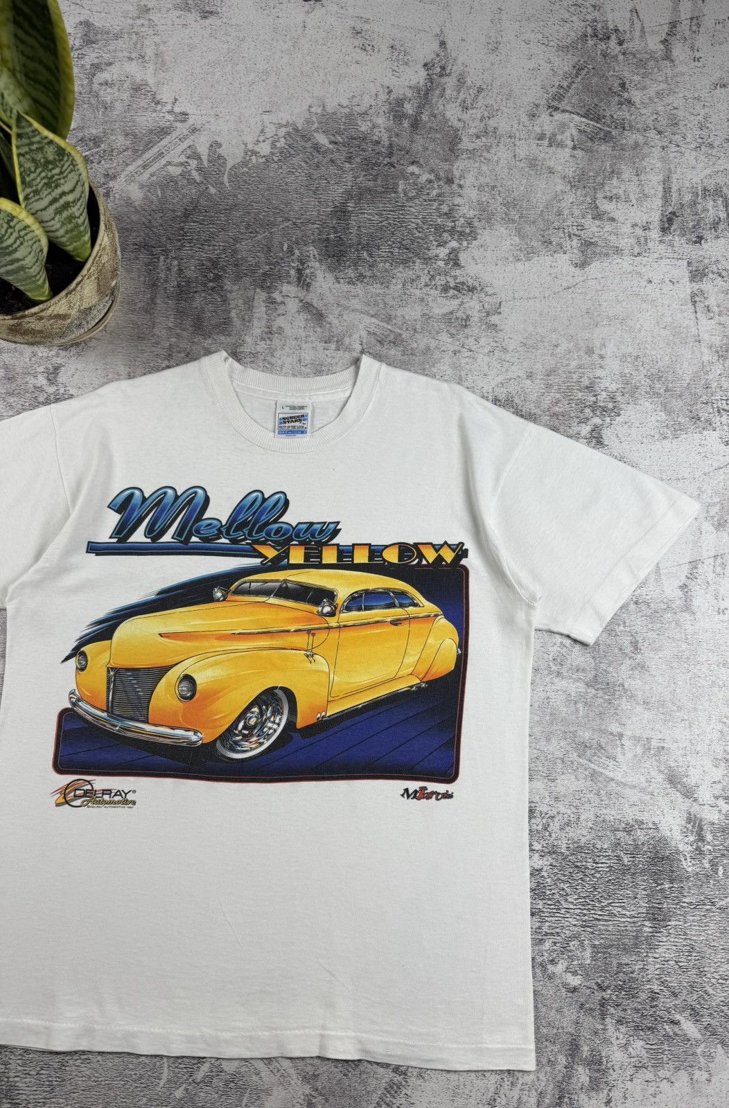 Other Mellow Yellow Honda 1997 Delray Moto Formula 1 T Shirt Tee Size US L / EU 52-54 / 3 - 3 Thumbnail