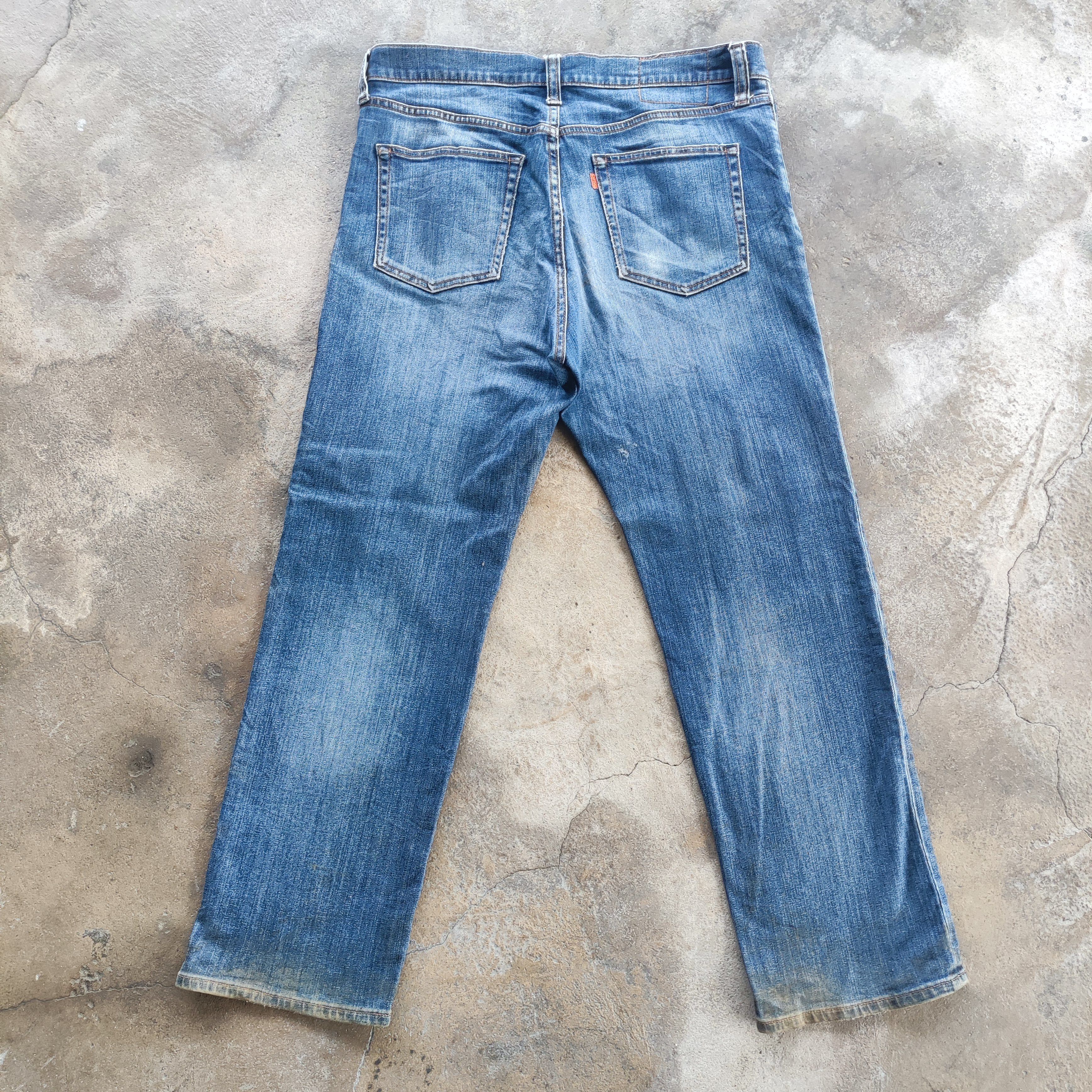 Japanese Brand Vintage Japanese Brand Straight Cut Jeans Faded Ripped Pants Size US 33 - 9 Thumbnail