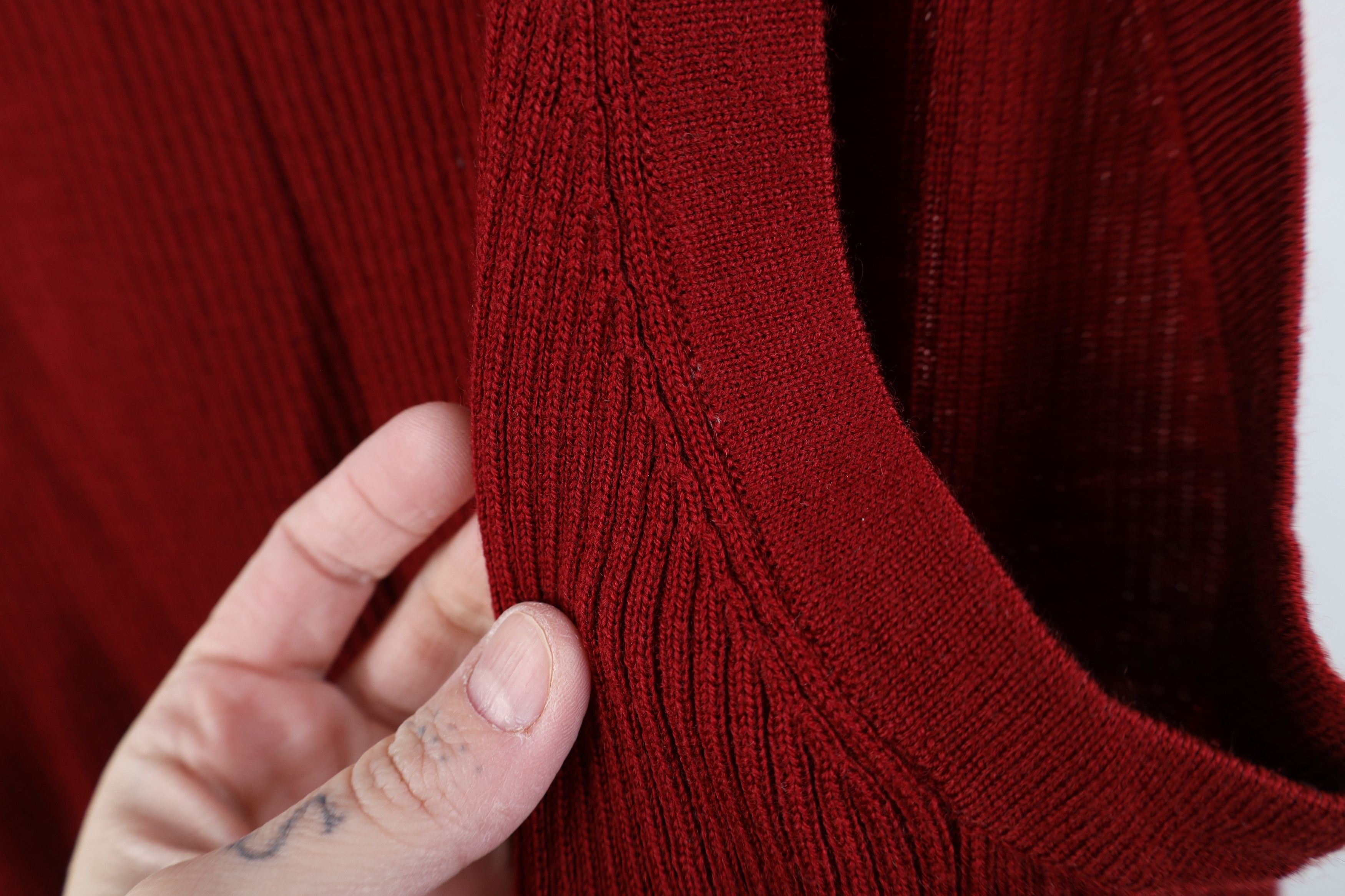 Eddie Bauer Vintage 90s Y2K Eddie Bauer Merino Wool Ribbed Sweater Vest Size US L / EU 52-54 / 3 - 4 Thumbnail