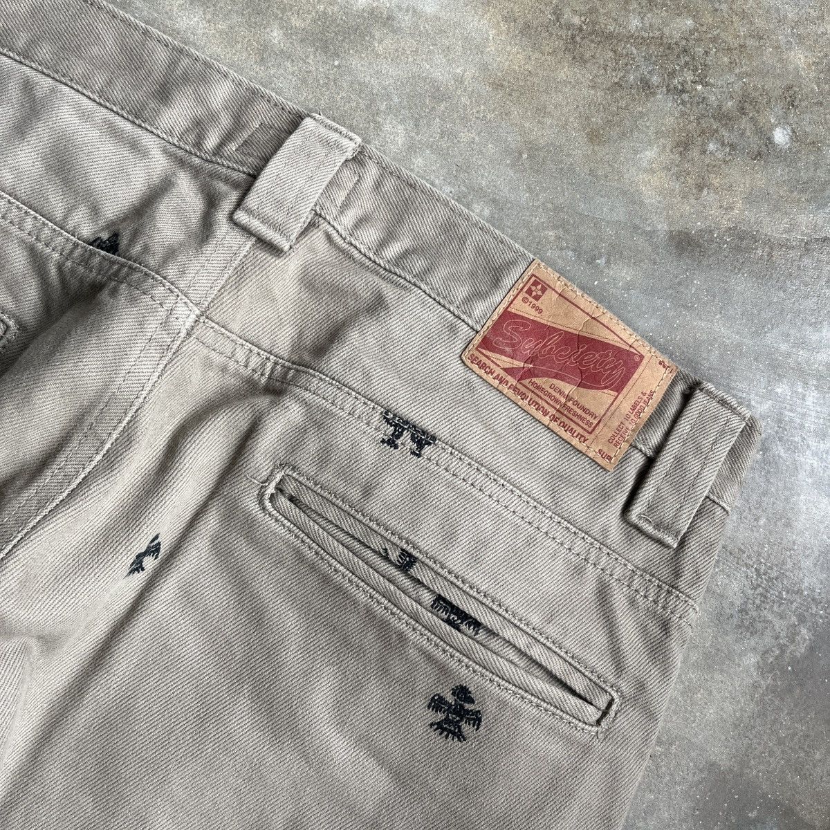Japanese Brand Japanese Brand Subciety Full Embroidery Icon Size US 33 - 3 Thumbnail