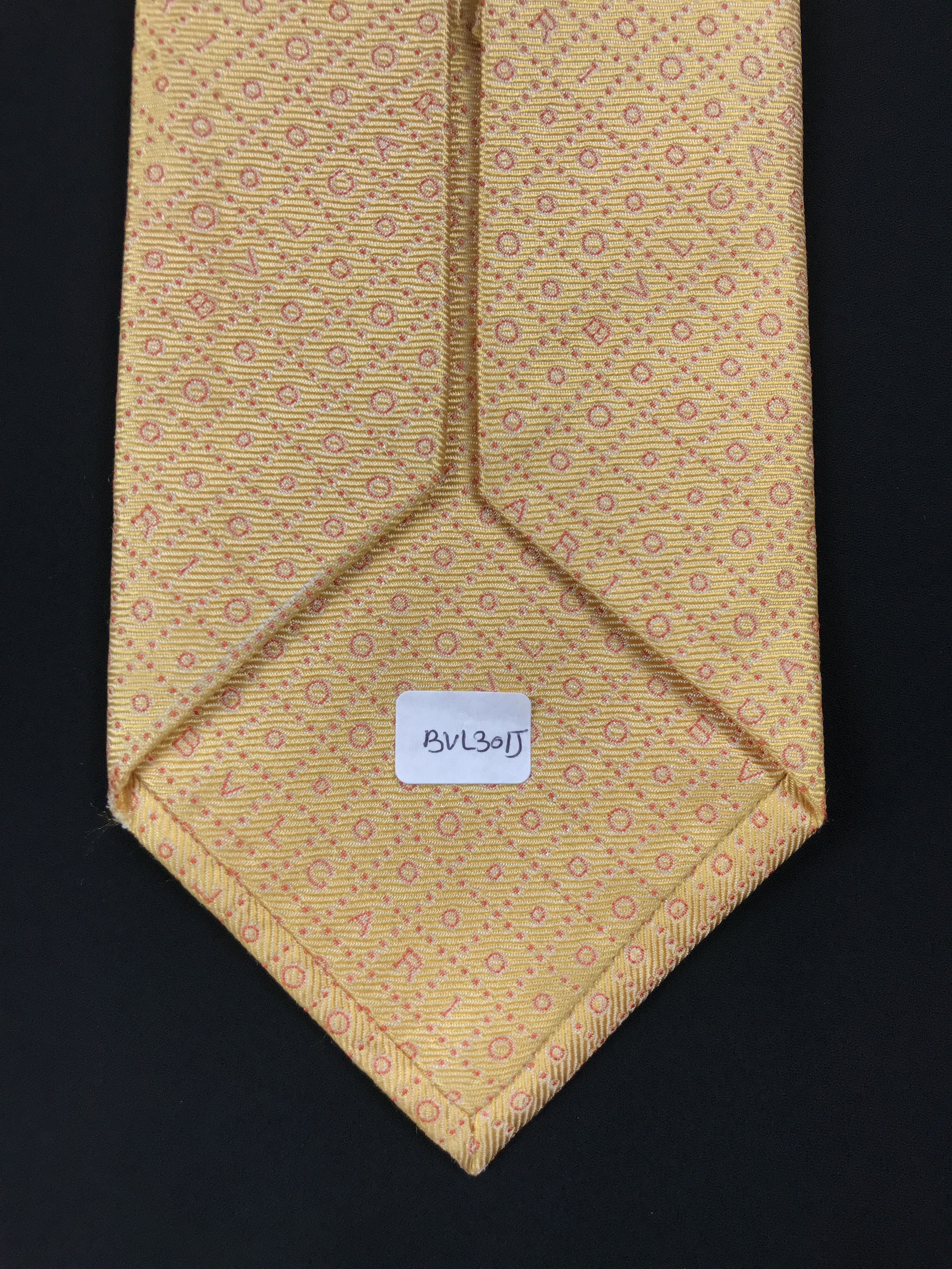 Bvlgari Vintage Bvlgari Silk Necktie Size ONE SIZE - 8 Thumbnail