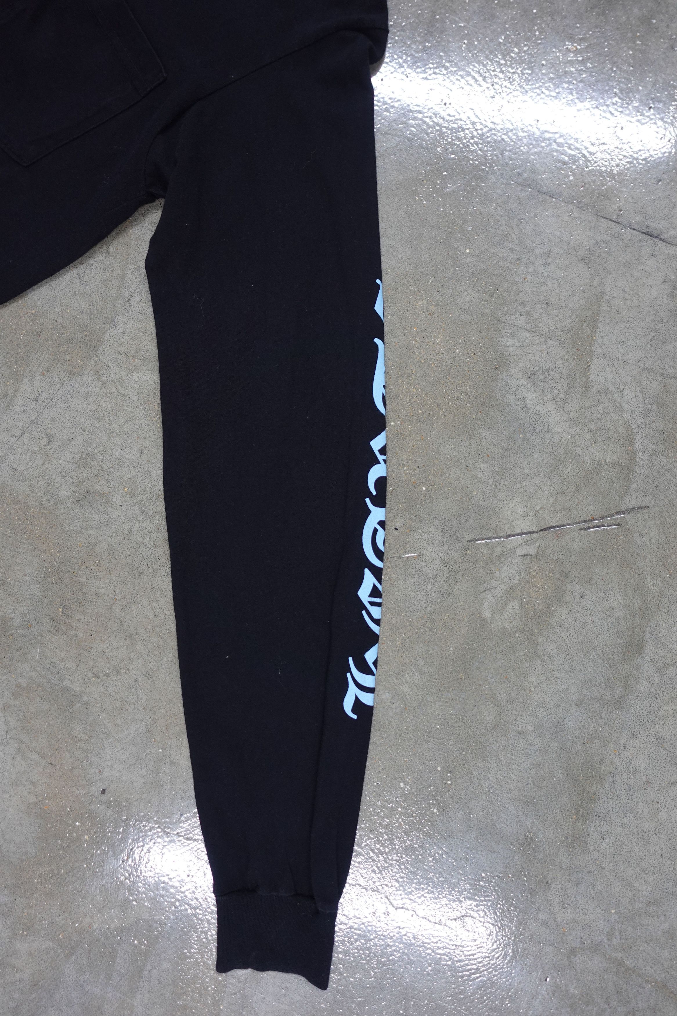 Chrome Hearts CHROME HEARTS POCKET CREW LONG SLEEVE T SHIRT BLACK BLUE Size US S / EU 44-46 / 1 - 2 Thumbnail