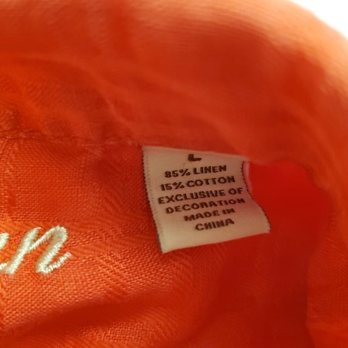 Vintage VINTAGE Caribbean Shirt Mens Large Textured Orange Hawaiian Silk Blend Casual Hawaiian Shirt Mens L Orange Beach Outdoor 90s Mens Size US L / EU 52-54 / 3 - 4 Thumbnail
