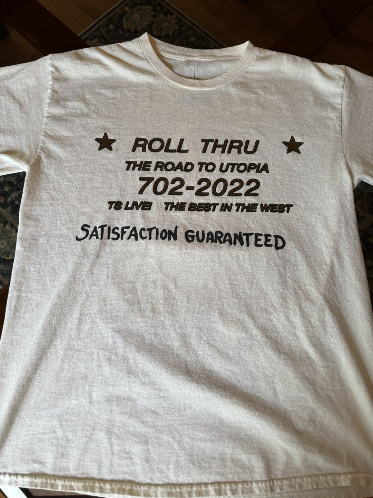 Travis Scott Travis Scott Road to Utopia Vegas Exclusive Tee Size US S / EU 44-46 / 1 - 1 Thumbnail