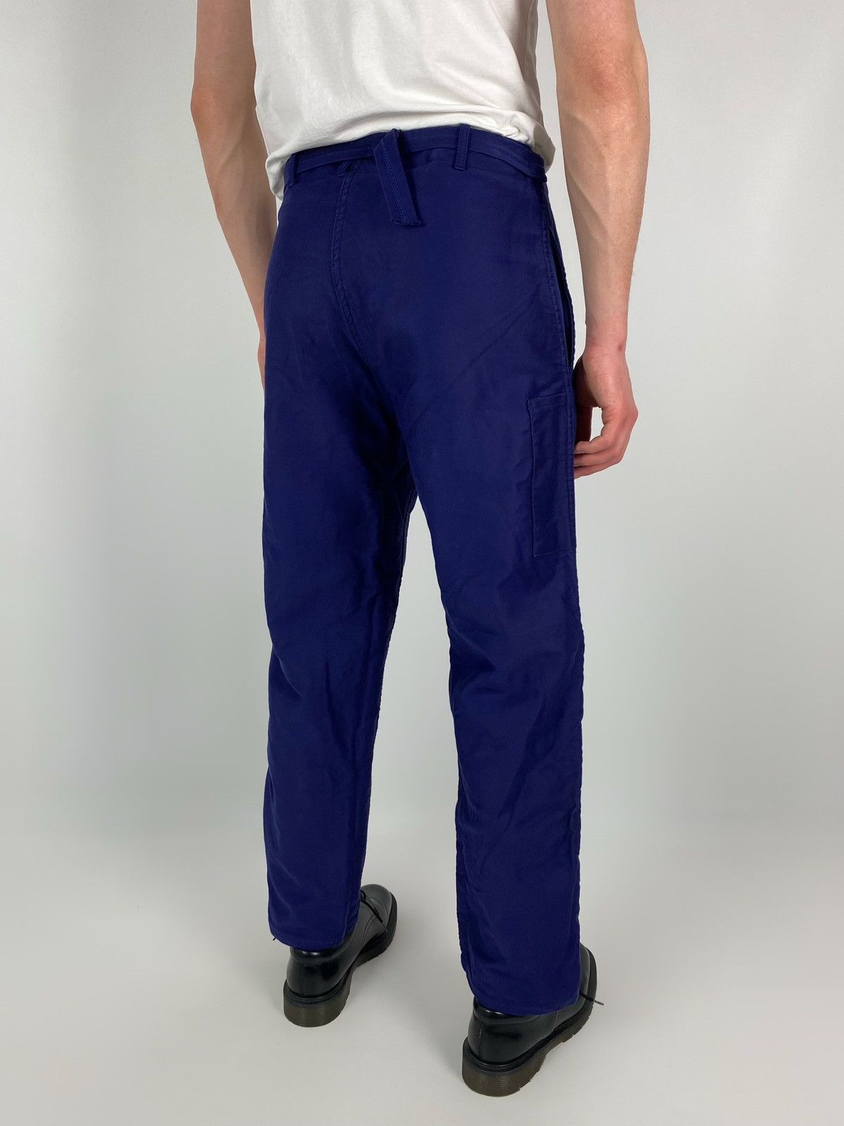 Vintage 1970’s Vintage German Moleskin Buckle Back Work Pants Size US 32 / EU 48 - 1 Thumbnail