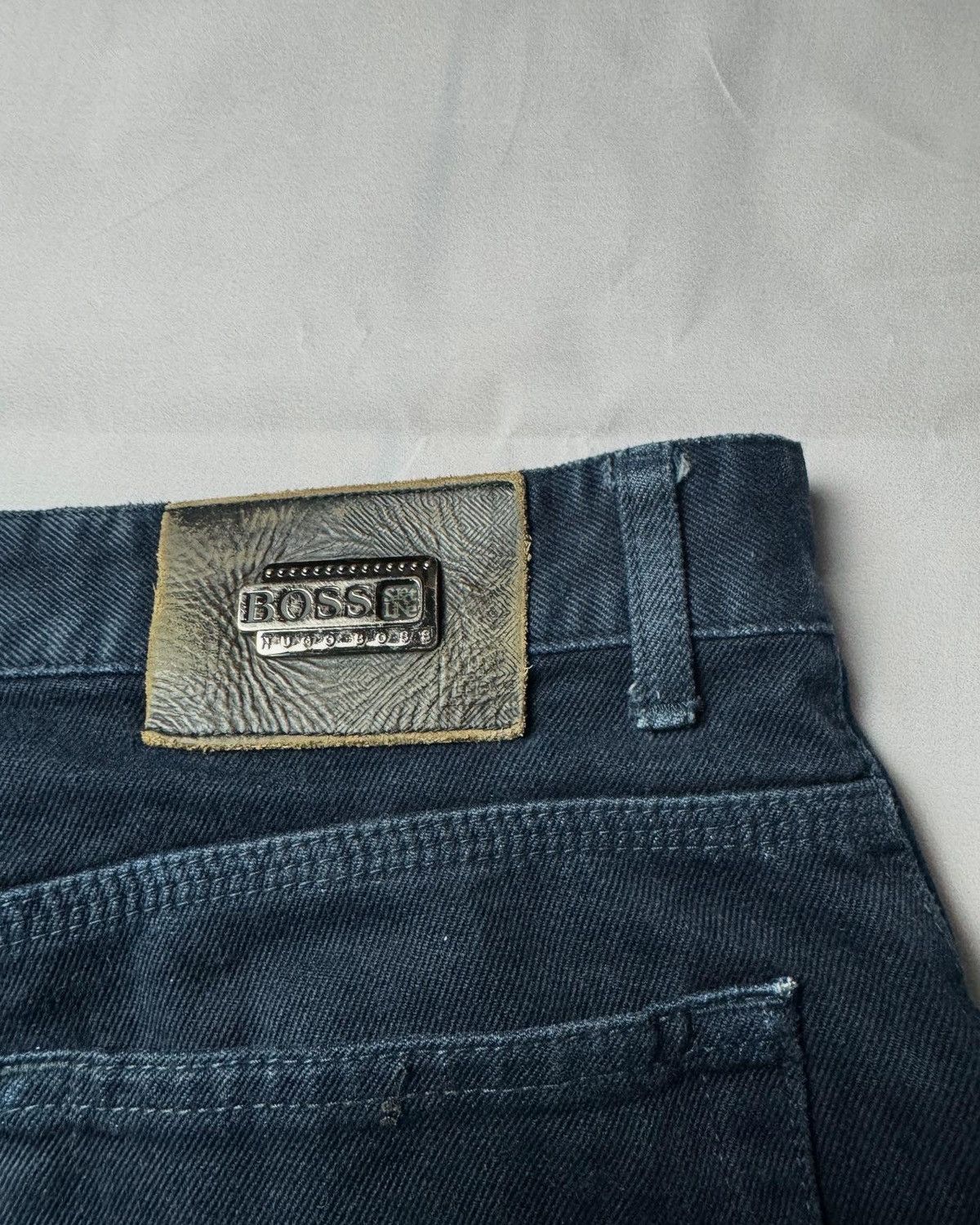 Diesel × Hugo Boss × Vintage HUGO BOSS Straight Leg Jeans | Fits Like 31x30 | Dark Navy Size US 30 / EU 46 - 3 Thumbnail