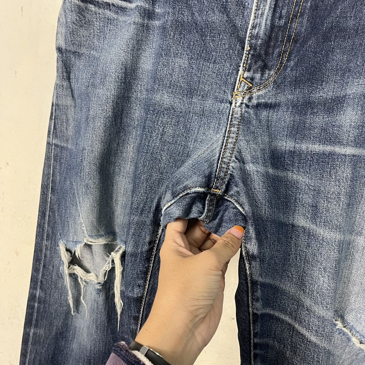 Gap Vintage Gap Distressed Selvedge Redline Denim Jeans Size US 38 / EU 54 - 9 Thumbnail