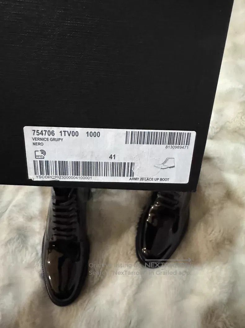 Saint Laurent Paris Saint Laurent Paris Men's Lace-up Boots Size US 8 / EU 41 - 8 Thumbnail