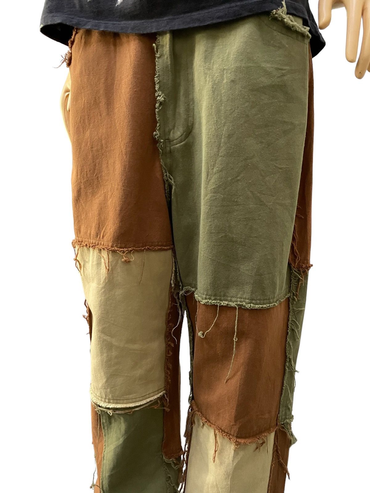 Hysteric Glamour × Japanese Brand Military Style Patchwork Layered Japanese Pants Size US 30 / EU 46 - 9 Thumbnail