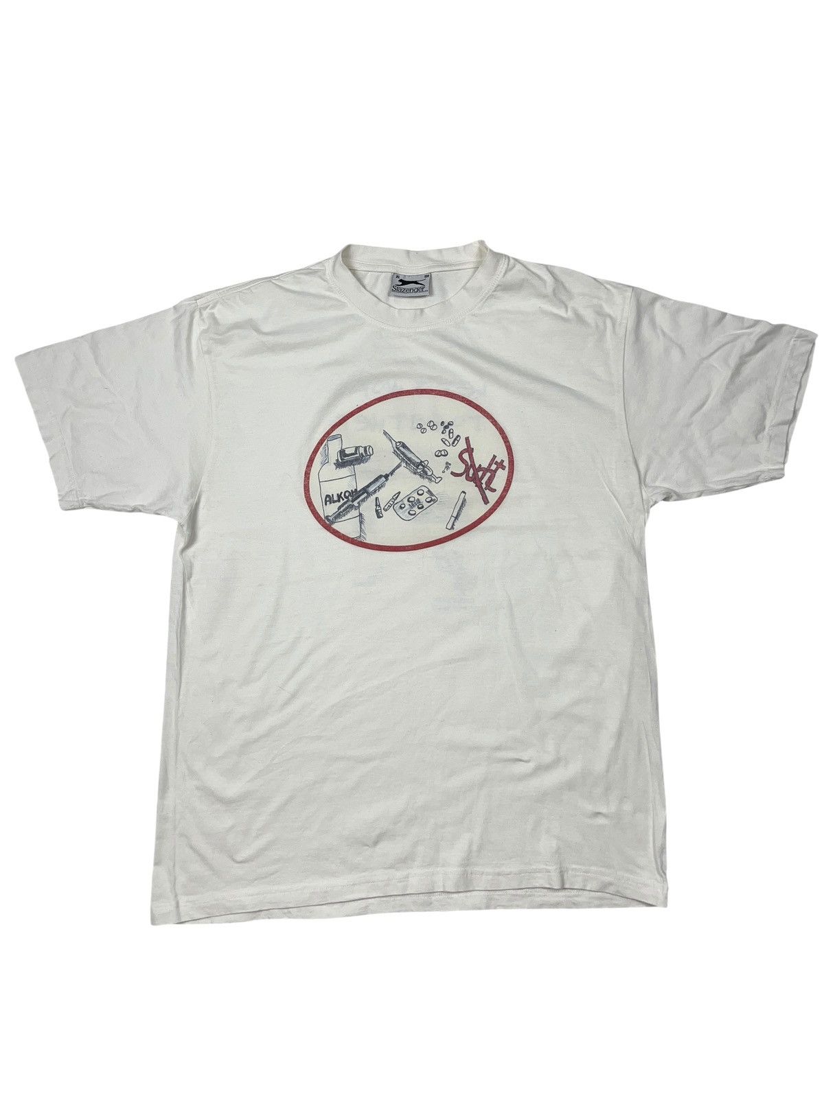 Other Vintage Against Drugs German T-Shirt D.A.R.E Size US XL / EU 56 / 4 - 2 Thumbnail