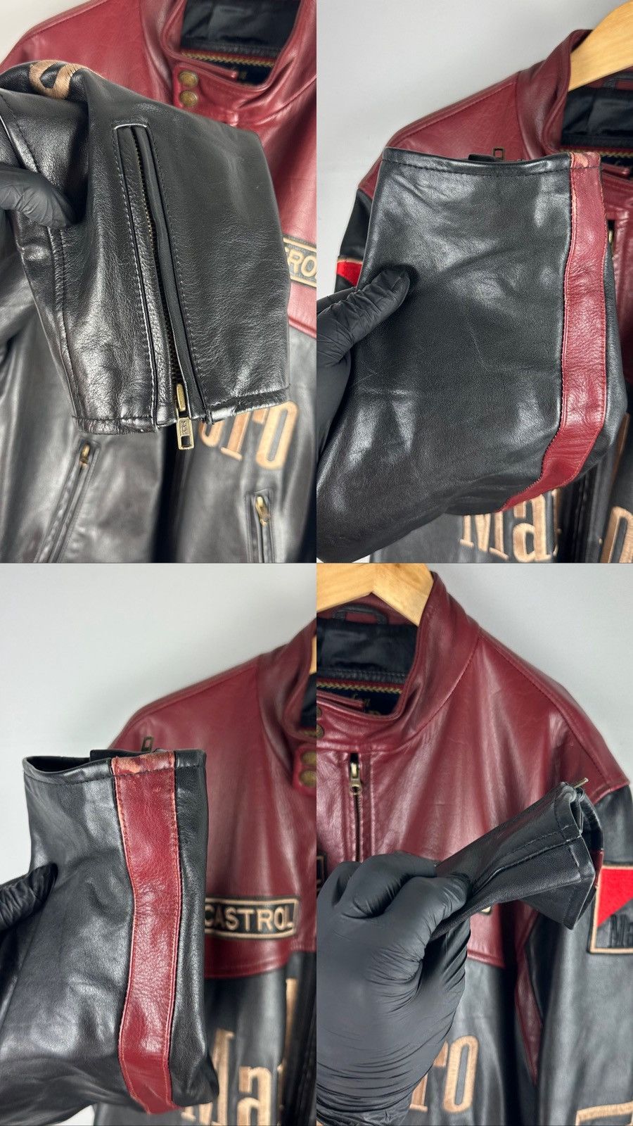 Marlboro Vintage Rare Marlboro Racing Leather Jacket Brando Size US XXL / EU 58 / 5 - 12 Thumbnail