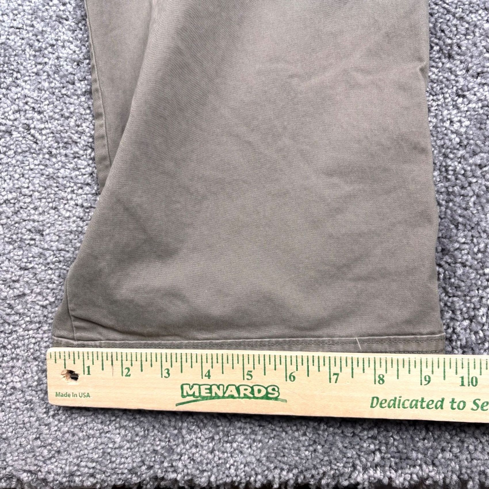 Abercrombie & Fitch VINTAGE Abercrombie & Fitch Cargo Pants Womens 36 Wide-Leg 90s Tan Army 30in Inseam Mens Womens Size 25" / US 0 / IT 36 - 7 Thumbnail