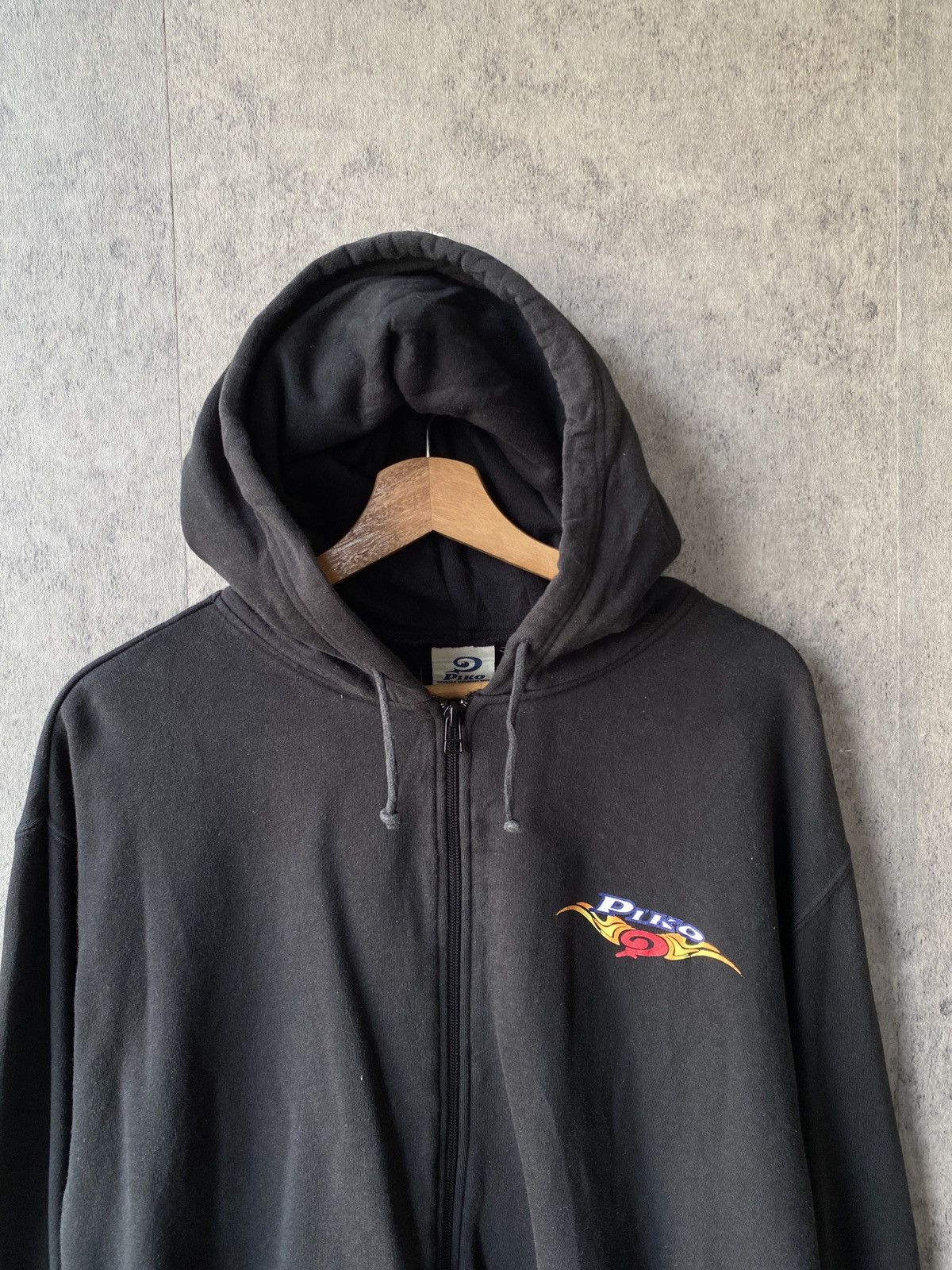Santa Cruz Skateboards Vintage Piko Surf Skateboard Black Faded Hoodie Size US L / EU 52-54 / 3 - 4 Thumbnail