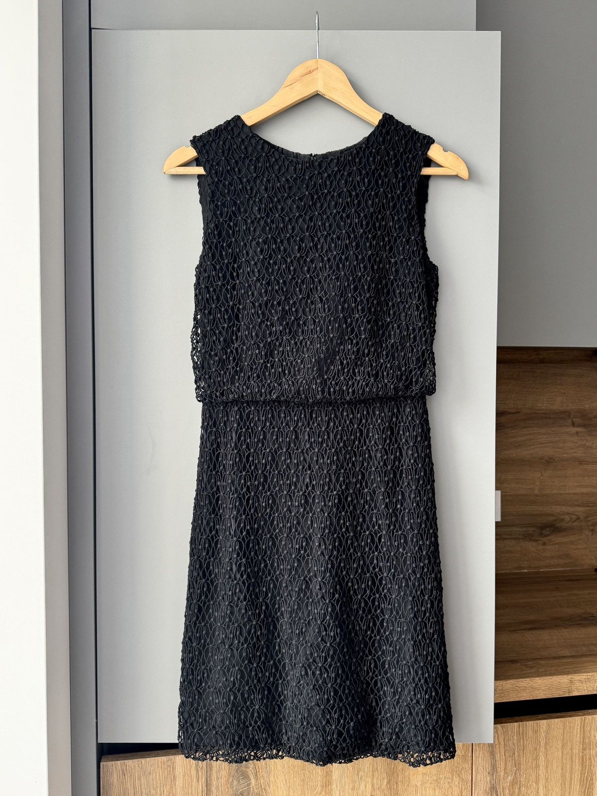 Bally Bally Mid-Length A-Line Embroidered Black Dress Size XS / US 0-2 / IT 36-38 - 1 Thumbnail