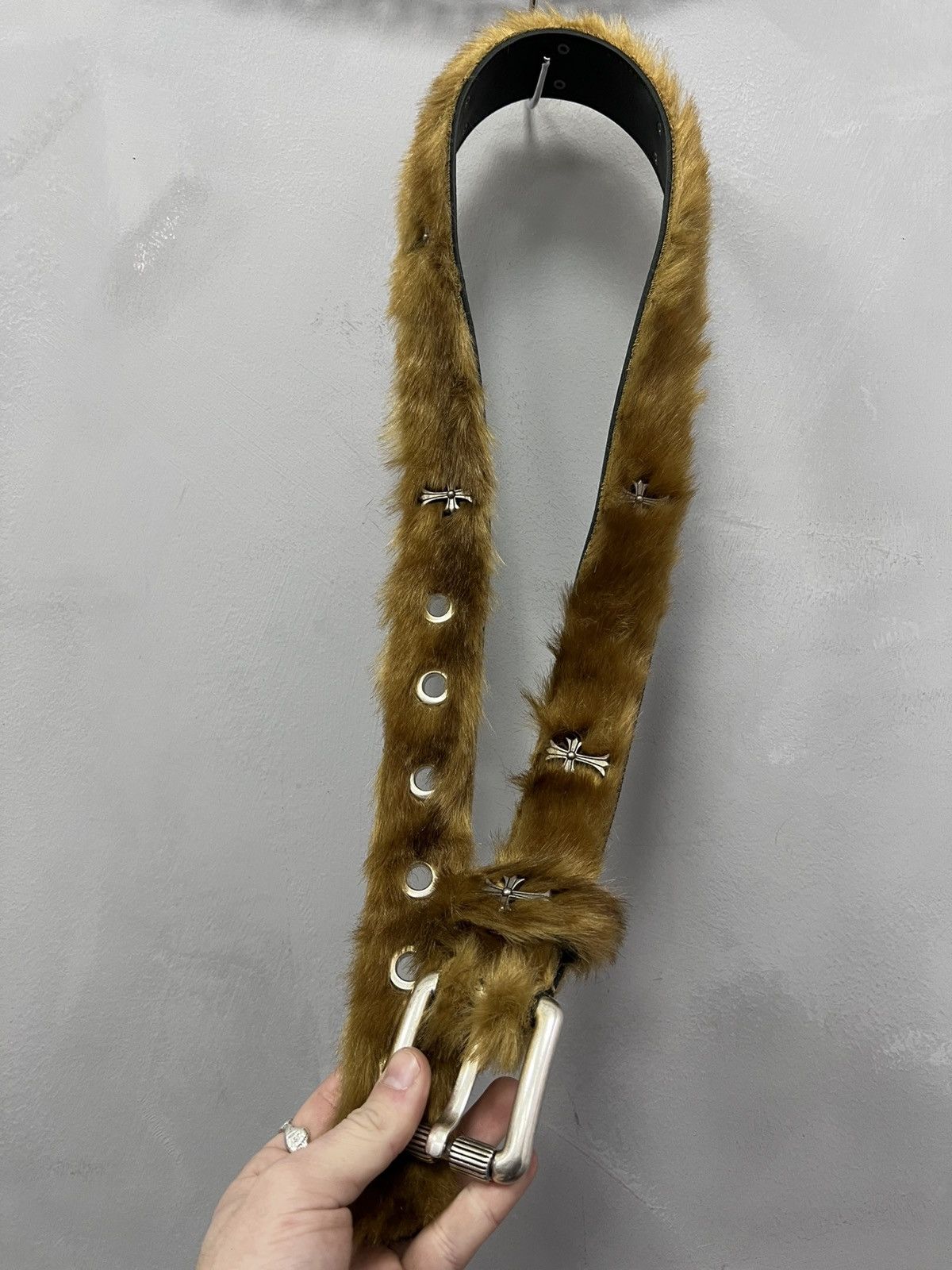 Hysteric Glamour × If Six Was Nine VINTAGE AVANT-GARDE GOTHIC LEATHER BELT RICK OWENS STYLE Size ONE SIZE - 2 Thumbnail