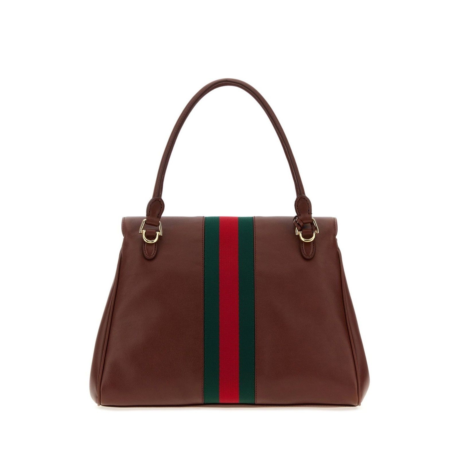 Salvatore Ferragamo GUCCI Paparazzo Medium $3650 Chestnut Leather Top Handle Bag Size ONE SIZE - 3 Thumbnail