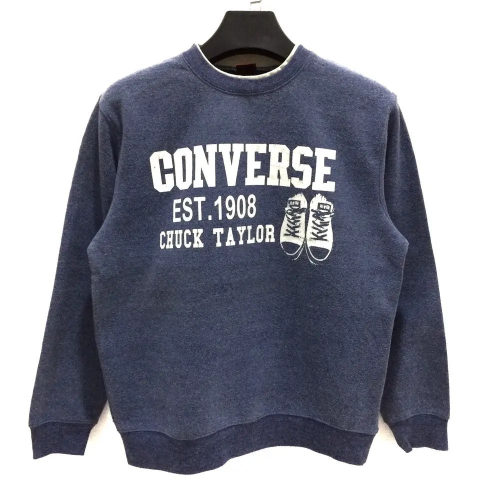 Converse × Vintage Converse Spell Out Sweatshirt Size US M / EU 48-50 / 2 - 1 Thumbnail