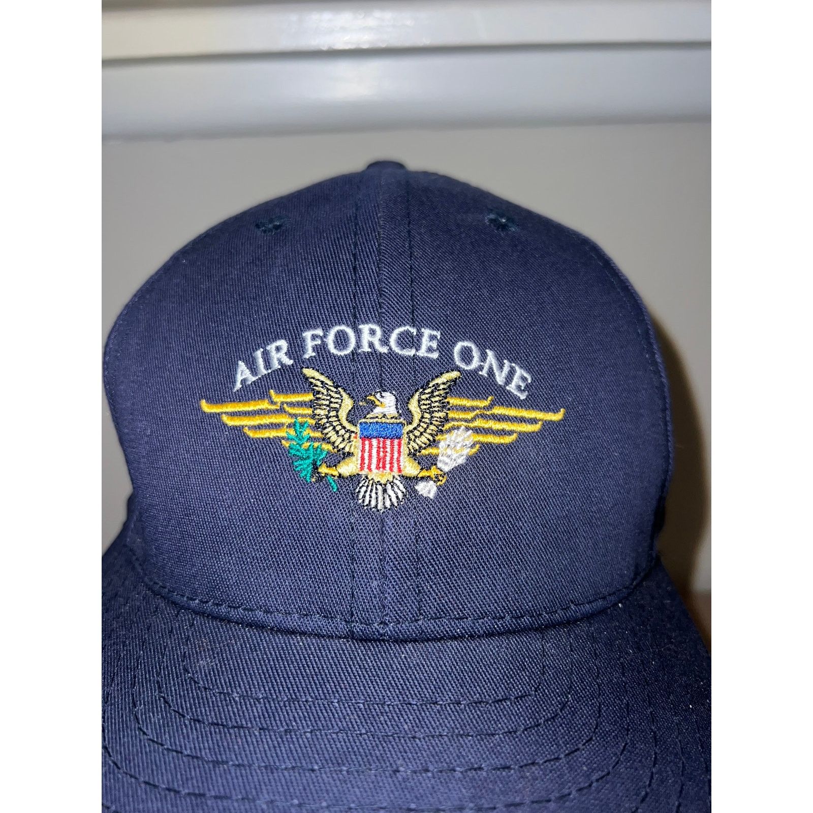 Vintage VTG Air Force One Presidential Airplane Reagan Library Hat Size ONE SIZE - 3 Thumbnail