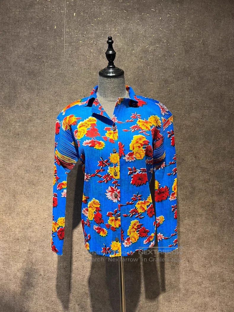Issey Miyake Issey Miyake Blue Coat Size L / US 10 / IT 46 - 3 Thumbnail