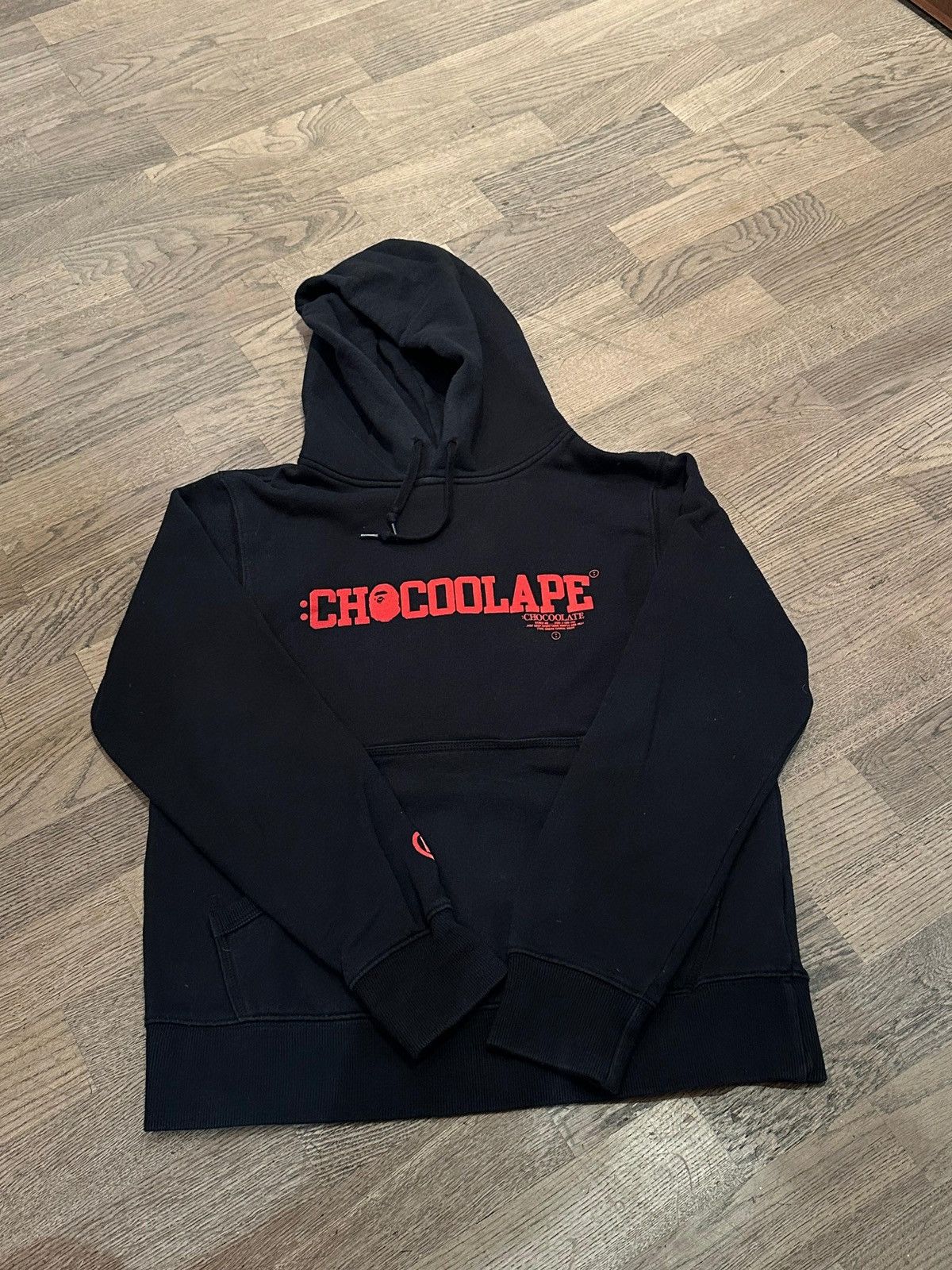 Bape × Chocolate Bape x Chocoolate Ape Head Logo Pullover Hoodie Size US S / EU 44-46 / 1 - 1 Thumbnail