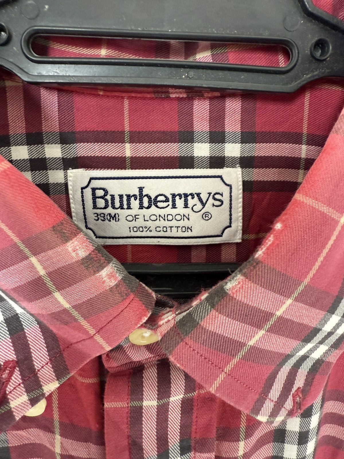 Burberry VINTAGE BURBERRY LONDON RED CHECKERED RARE COLOUR Size US M / EU 48-50 / 2 - 5 Thumbnail
