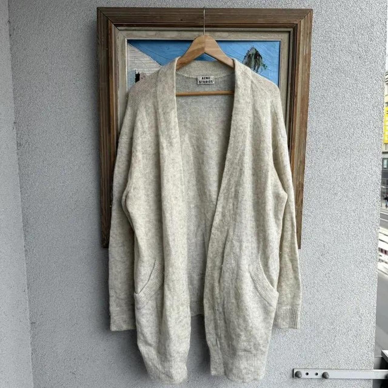 Acne Studios Oversized Wool Sweater Jumper Beige Sweater Size M / US 6-8 / IT 42-44 - 1 Thumbnail