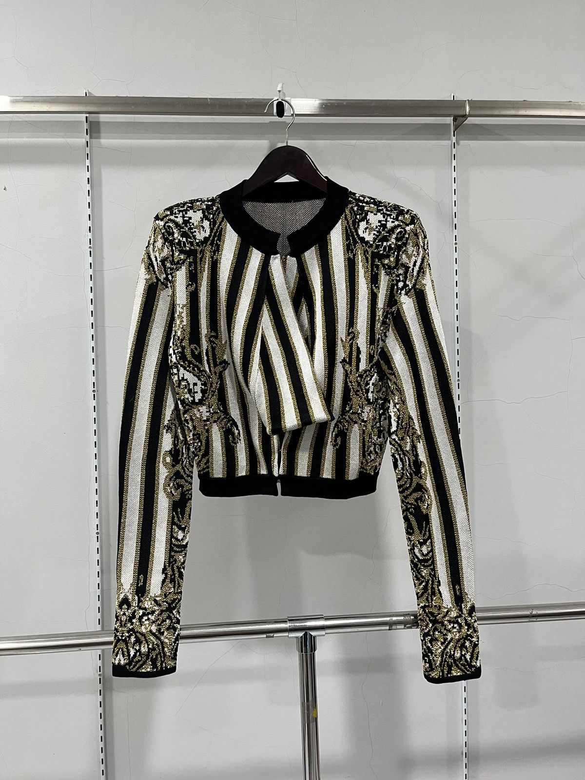 Balmain Balmain Paris Jacquard Woman Jacket Fall 2016 Size S / US 4 / IT 40 - 5 Thumbnail