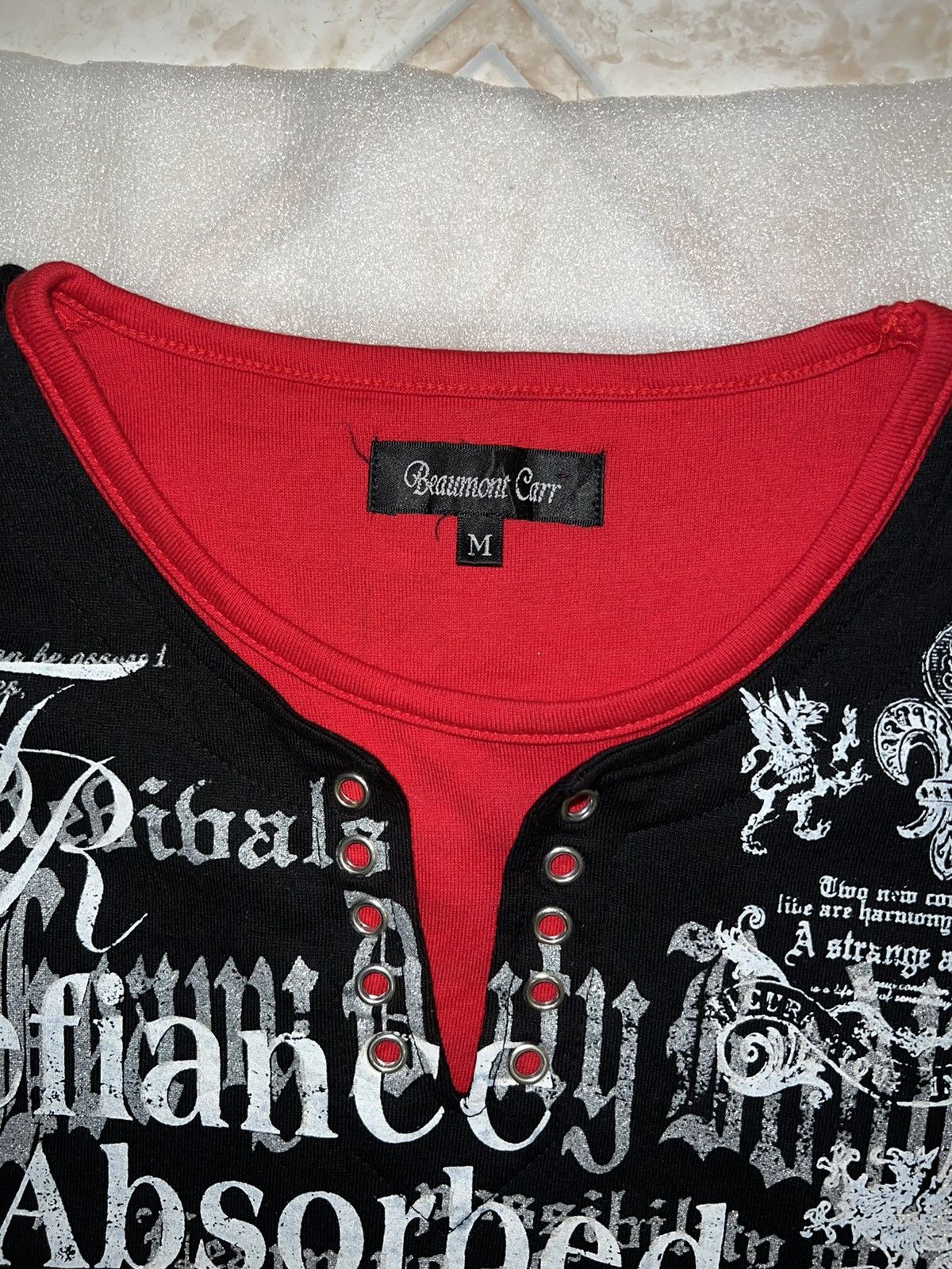 Japanese Brand Beaumont Carr Punk Seditionaries Longsleeve ☠️➕ Size US M / EU 48-50 / 2 - 9 Thumbnail