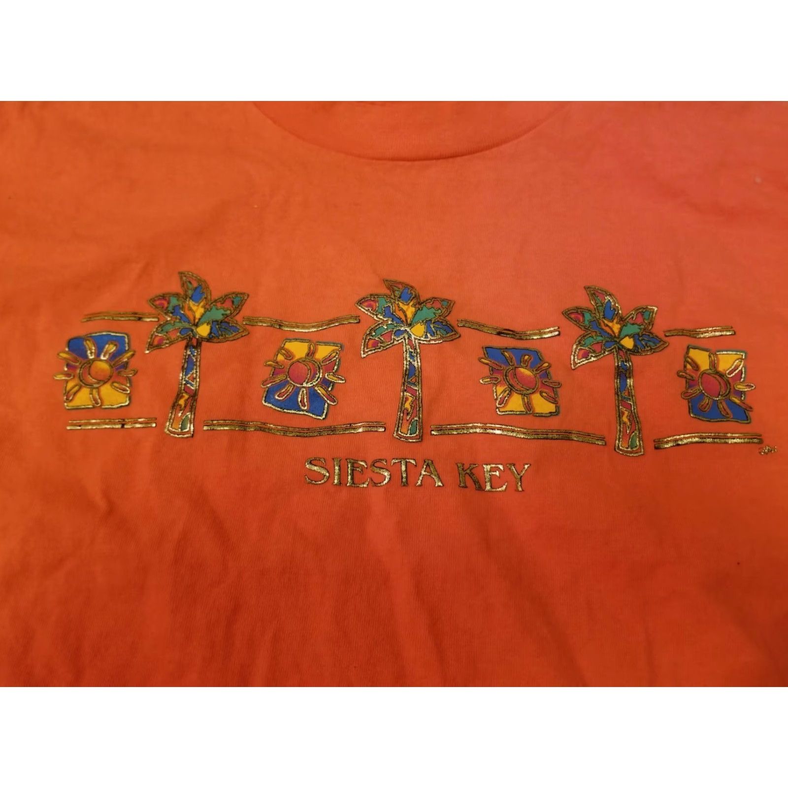 Vintage VINTAGE PSI T-Shirt Men L Orange 90s Beach Travel Short Sleeve Crew Neck Graphic Print Size US L / EU 52-54 / 3 - 3 Thumbnail