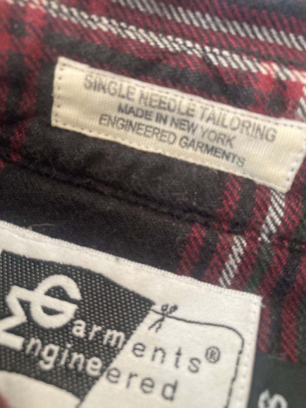 Engineered Garments 19 century BD flannel check Size US M / EU 48-50 / 2 - 7 Thumbnail