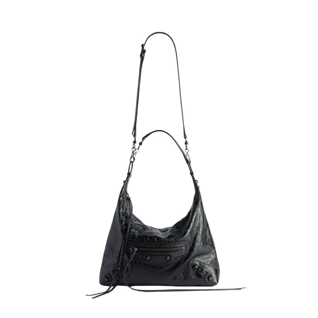 BALENCIAGA Le City Hobo Small $1990 Black Shoulder Bag New &