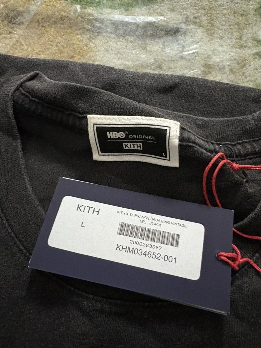 Kith KITH X SOPRANOS BADA BING VINTAGE TEE - BLACK Size US L / EU 52-54 / 3 - 4 Thumbnail