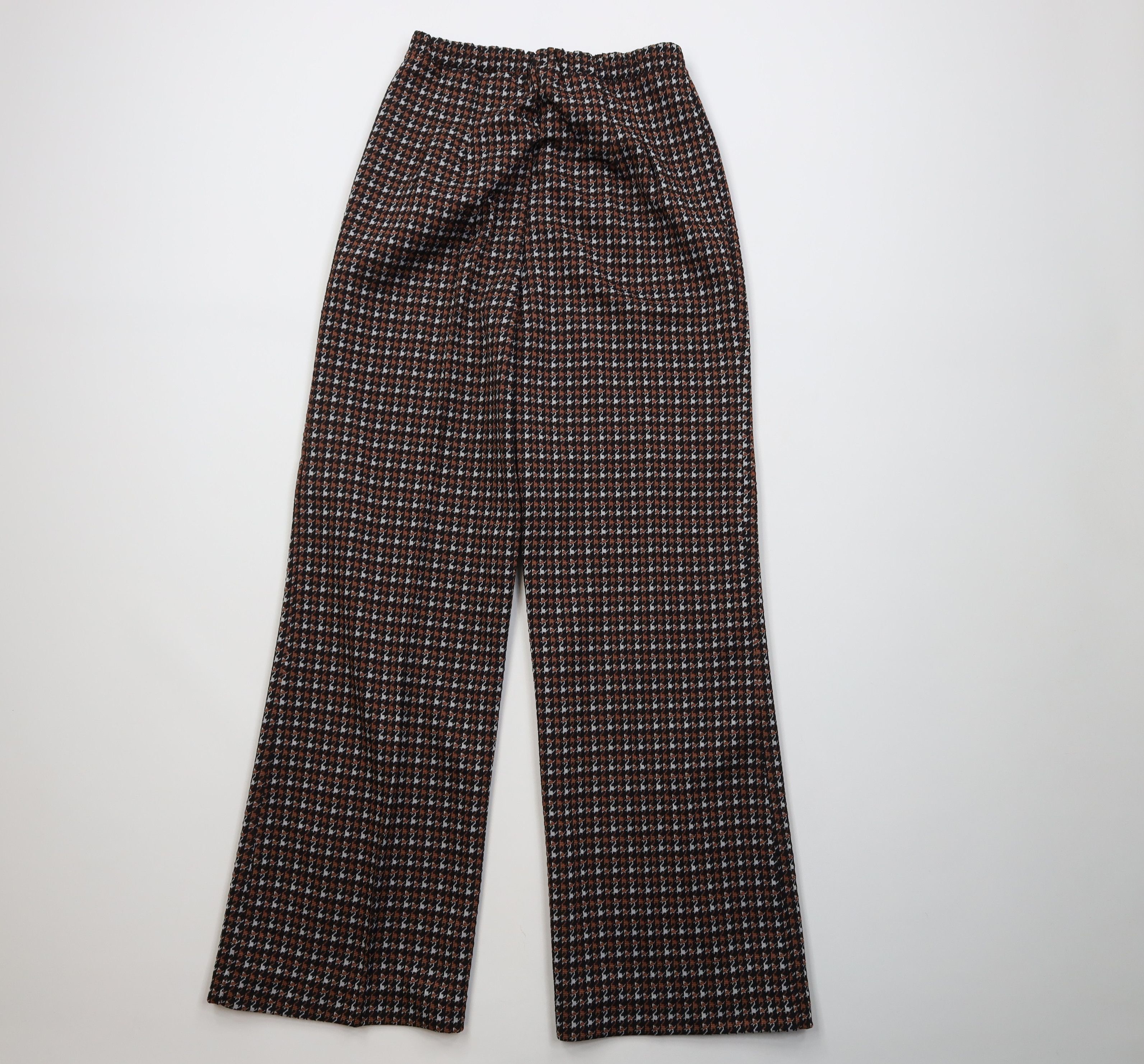 Vintage Vinage 60s 70s Streetwear Knit Bell Bottoms Pants USA Size 36" / US 14 / IT 50 - 10 Thumbnail