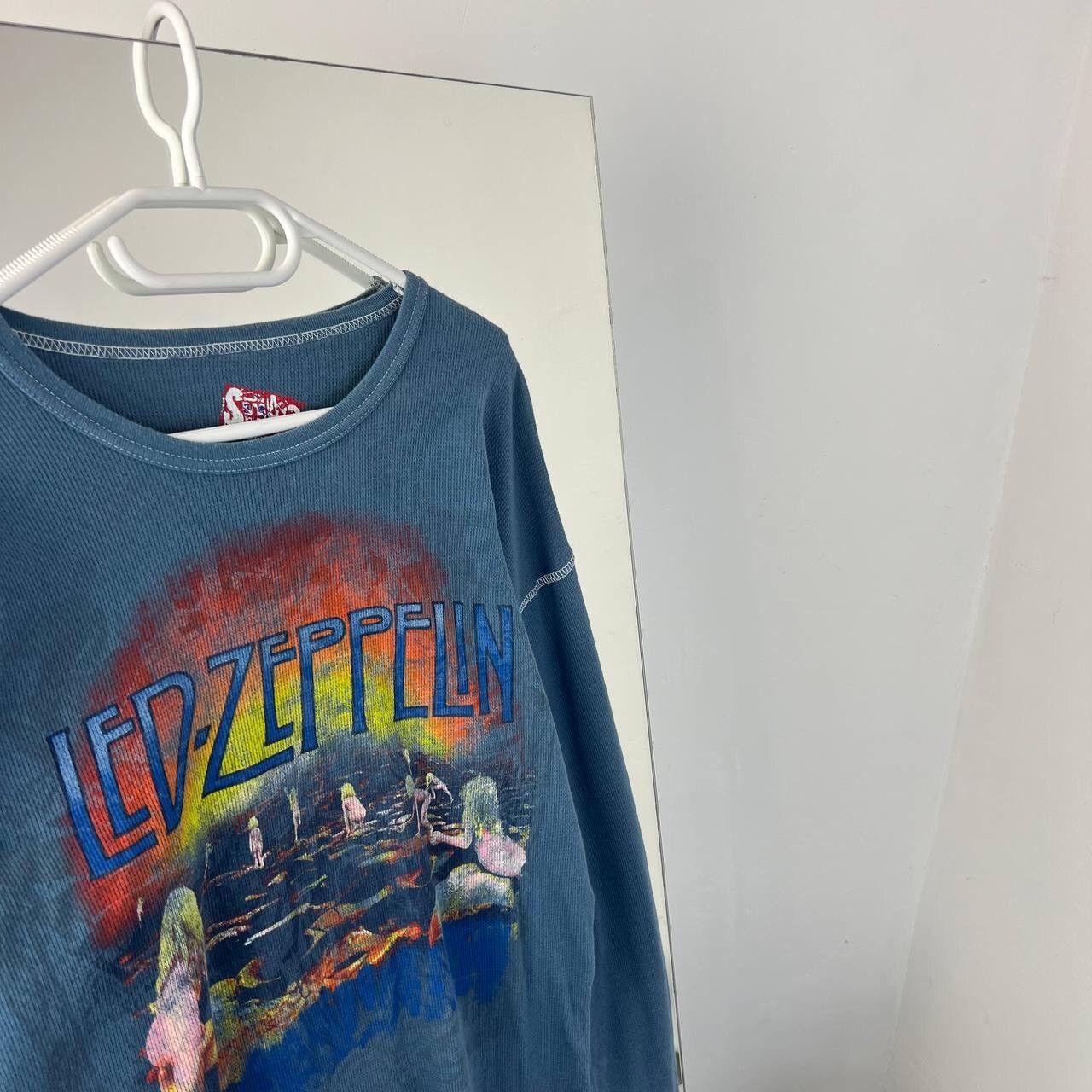 Band Tees Crazy Rare 90s Led Zeppelin Vintage Swan Song Rock Music Size US M / EU 48-50 / 2 - 1 Thumbnail