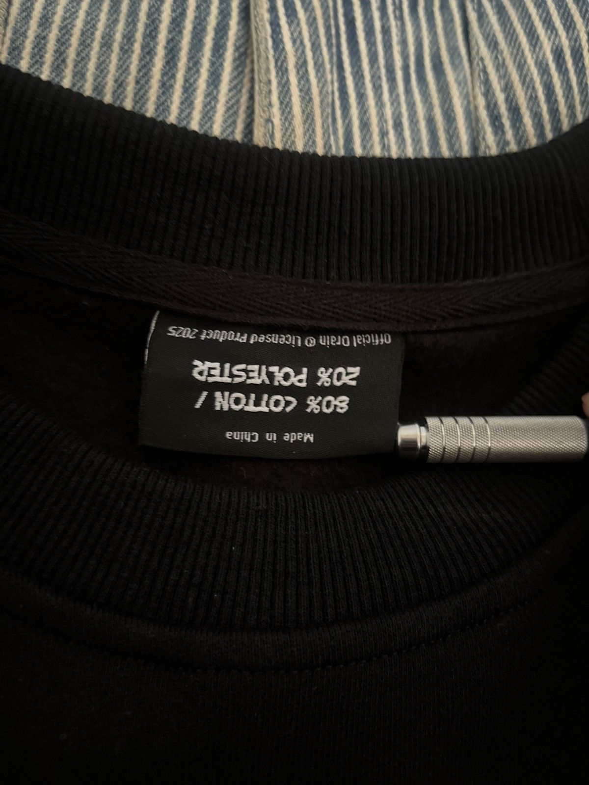Drain Gang × Sad Boys 1of1Bladee Martyr Tour Rhinestone Crewneck (UPSIDE DOWN TAG) Size US M / EU 48-50 / 2 - 3 Thumbnail